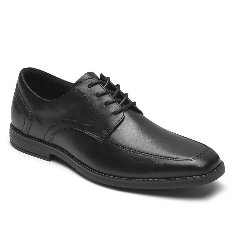 Rockport Oxfords Herr Svarta - Wighton Apron Toe - UNDAQ9427